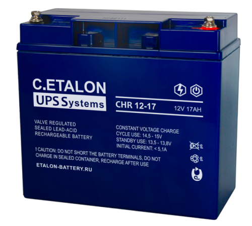 ETALON Battery CHR 12-17 ∙ Аккумулятор 12В 17 А∙ч