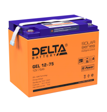 DELTA battery GEL 12-75 ∙ Аккумулятор 12В 75 А∙ч