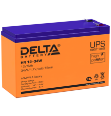 DELTA battery HR 12-34 W ∙ Аккумулятор 12В 9 А∙ч