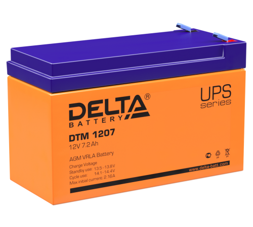 DELTA battery DTM 1207 ∙ Аккумулятор 12В 7 А∙ч