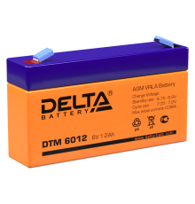 DELTA battery DTM 6012 ∙ Аккумулятор 6В 1,2 А∙ч