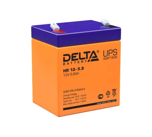 HR 12-5.8 необслуживаемый аккумулятор Delta