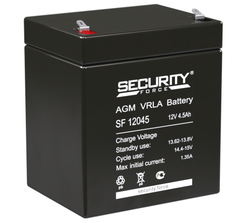Security Force SF 12045 ∙ Аккумулятор 12В 4.5 А∙ч