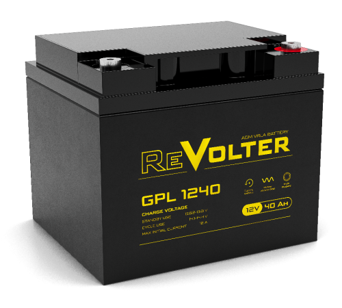 ReVolter GPL 1240 ∙ Аккумулятор 12В 40 А∙ч