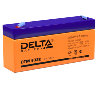DELTA battery DTM 6032 ∙ Аккумулятор 6В 3,2 А∙ч