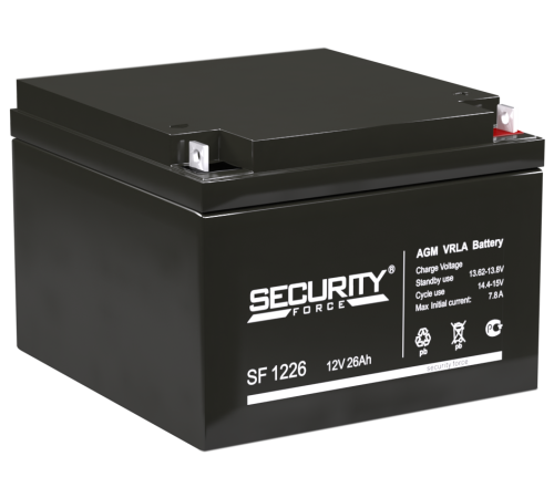 Security Force SF 1226 ∙ Аккумулятор 12В 26 А∙ч