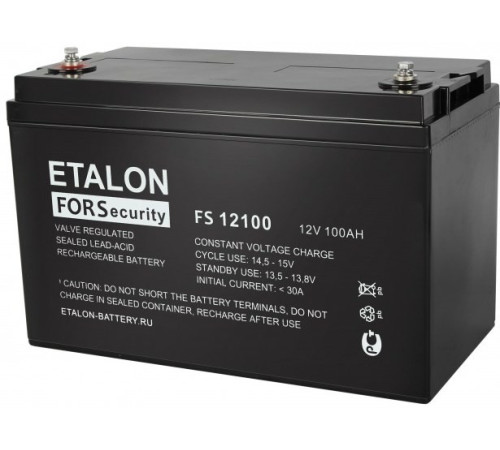ETALON Battery FS 12100 ∙ Аккумулятор 12В 100 А∙ч