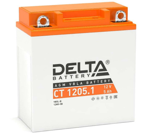 DELTA battery CT 1205.1 ∙ Аккумулятор 12В 5 А∙ч