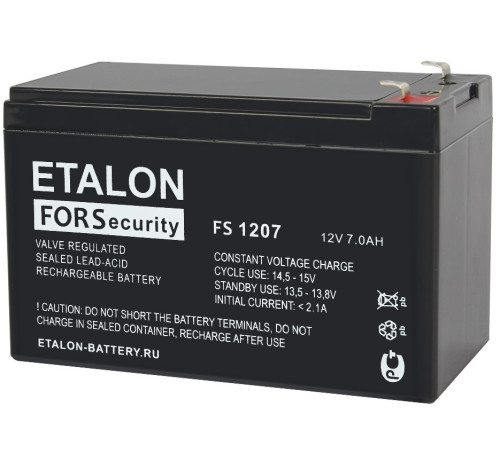 ETALON Battery FS 1207 ∙ Аккумулятор 12В 7 А∙ч