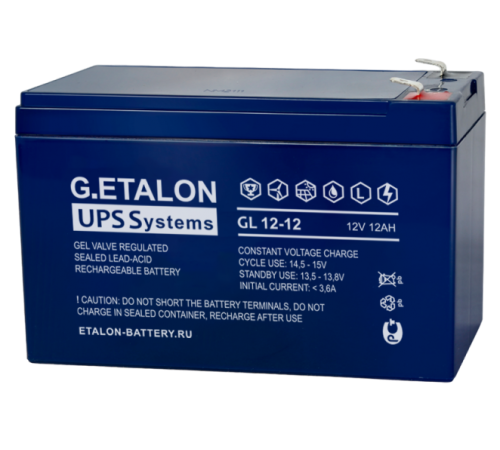 ETALON Battery GL 12-12 ∙ Аккумулятор 12В 12 А∙ч