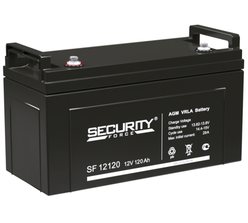 Security Force SF 12120 ∙ Аккумулятор 12В 120 А∙ч
