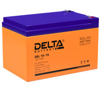 DELTA battery GEL 12-15 ∙ Аккумулятор 12В 15 А∙ч