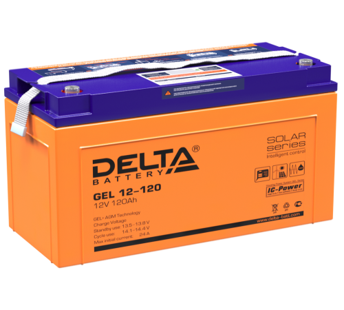 DELTA battery GEL 12-120 ∙ Аккумулятор 12В 120 А∙ч