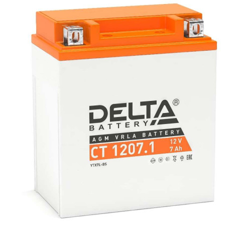 DELTA battery CT 1207.1 ∙ Аккумулятор 12В 7 А∙ч