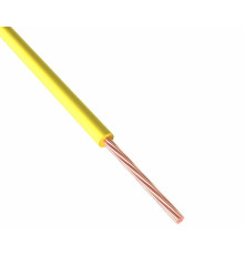 Rexant 01-6522-1 ∙ Провод ПГВА REXANT 1х1.00 мм², Cu, желтый, бухта 200 м ∙ кратно 200 метр