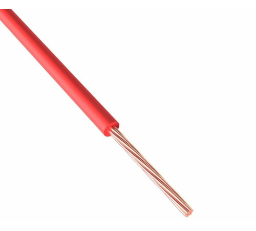 Rexant 01-6514-1 ∙ Провод ПГВА REXANT 1х0.50 мм², Cu, красный, бухта 500 м ∙ кратно 500 метр