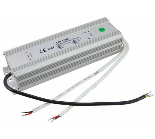 Rexant 200-150-2 ∙ Источник питания 110-220 V AC/12 V DC 12,5 А 150 W с проводами влагозащищенный (IP67)