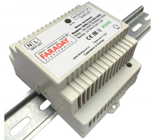 Faraday 36W/12-24V/DIN