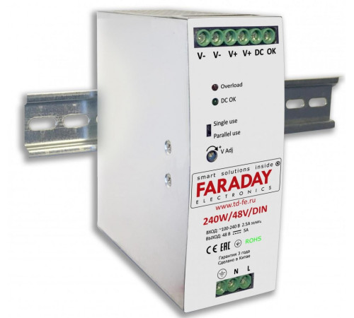 Faraday 240W/48V/DIN