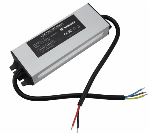 Rexant 200-072-2 ∙ Источник питания 110-220 V AC/12 V DC 6 А 72 W с проводами влагозащищенный (IP67)