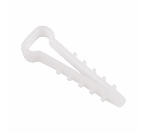 Rexant 07-4610 ∙ Дюбель-хомут нейлоновый прямоугольный REXANT 5-10 мм, белый, упаковка 100 шт.