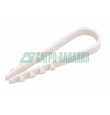 07-4501-2 ∙ Дюбель-хомут нейлоновый PROconnect 5-10 мм, белый, упаковка 100 шт.