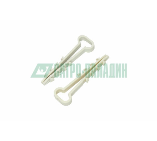 07-4611 ∙ Дюбель-хомут нейлоновый прямоугольный PROconnect 5-10 мм, белый, упаковка 100 шт.