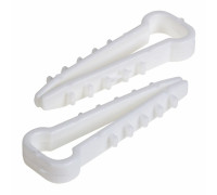 07-4611-9 ∙ Дюбель-хомут PROconnect 5-10, белый, прямоугольный, 10 шт.