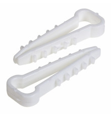 07-4611-9 ∙ Дюбель-хомут PROconnect 5-10, белый, прямоугольный, 10 шт.