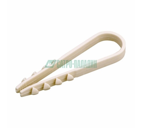 07-4503-2 ∙ Дюбель-хомут нейлоновый PROconnect 19-25 мм, белый, упаковка 100 шт.