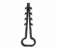 Rexant 07-4614 ∙ Дюбель-хомут нейлоновый прямоугольный REXANT 6-12 мм, черный, упаковка 100 шт.