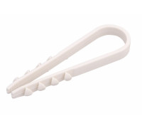 Rexant 07-4503 ∙ Дюбель-хомут нейлоновый REXANT 19-25 мм, белый, упаковка 100 шт. (кратно 10 уп)