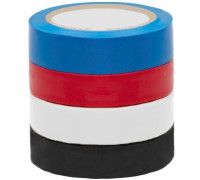 Kranz KR-09-2011 ∙ Набор изоляционных лент «АВТО» 4 цвета, рулон 5 метров KRANZ