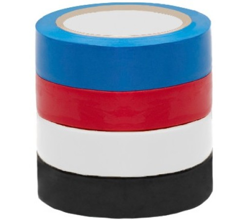 Kranz KR-09-2011 ∙ Набор изоляционных лент «АВТО» 4 цвета, рулон 5 метров KRANZ