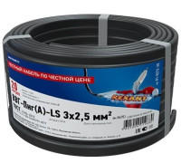 01-8272-20 ∙ Кабель силовой медный ВВГ-Пнг(А)-LS 3x2,5 мм², 20м ГОСТ Rexant