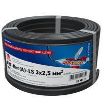 01-8272-20 ∙ Кабель силовой медный ВВГ-Пнг(А)-LS 3x2,5 мм², 20м ГОСТ Rexant
