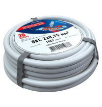 Rexant 01-8030-20 ∙ Провод соединительный ПВС 2x0,75 мм², белый, длина 20 метров, ГОСТ 7399-97 REXANT