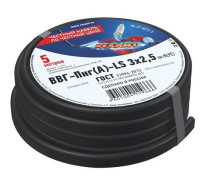 01-8272-5 ∙ Кабель силовой медный ВВГ-Пнг(А)-LS 3x2,5 мм², 5м ГОСТ Rexant