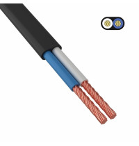 ККЗ 01-8087-6 ∙ Провод ШВВП 2х0,75 мм² 200 м черный ГОСТ 7399-97 ∙ кратно 200 метр