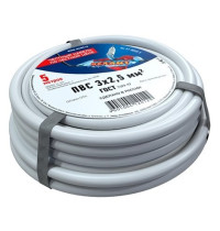 Rexant 01-8048-5 ∙ Провод соединительный ПВС 3x2,5 мм², длина 5 метров, ГОСТ 7399-97 REXANT