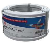 Rexant 01-8086-50 ∙ Провод ШВВП 2х0,75 мм², длина 50 метров, ГОСТ 7399-97 REXANT