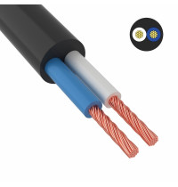 Провод ПВС 2х2,5 мм² черный ГОСТ ВКЗ 100м