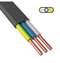 ККЗ Кабель силовой медный ВВГ-Пнг(А) 3x2,5 мм² 100м, ГОСТ (01-8212-3)