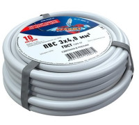 Rexant 01-8050-10 ∙ Провод соединительный ПВС 3x4,0 мм², длина 10 метров, ГОСТ 7399-97 REXANT