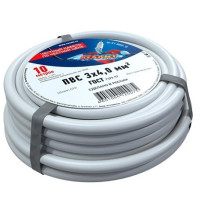 Rexant 01-8050-10 ∙ Провод соединительный ПВС 3x4,0 мм², длина 10 метров, ГОСТ 7399-97 REXANT