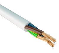 Провод ПВС 3х2,5 мм² белый ГОСТ ВКЗ 100м