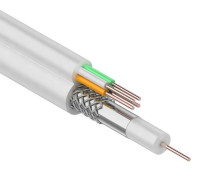 01-4021 ∙ Кабель ККСВ-В+4х0,5 мм, 100м, белый, Rexant