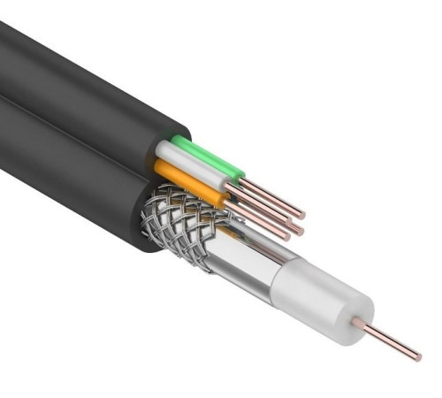 01-4022 ∙ Кабель ККСВ-П+4х0,5 мм, 100м, черный, Rexant