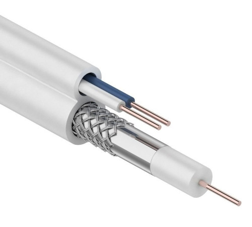 01-4001 ∙ Кабель ККСВ-В+2х0,5 мм, 100м, белый, Rexant