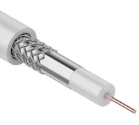 01-2611 ∙ Кабель коаксиальный 3С-2V, 75 Ом, CCS/Al/Al, 48%, 100м, Indoor, белый, Rexant